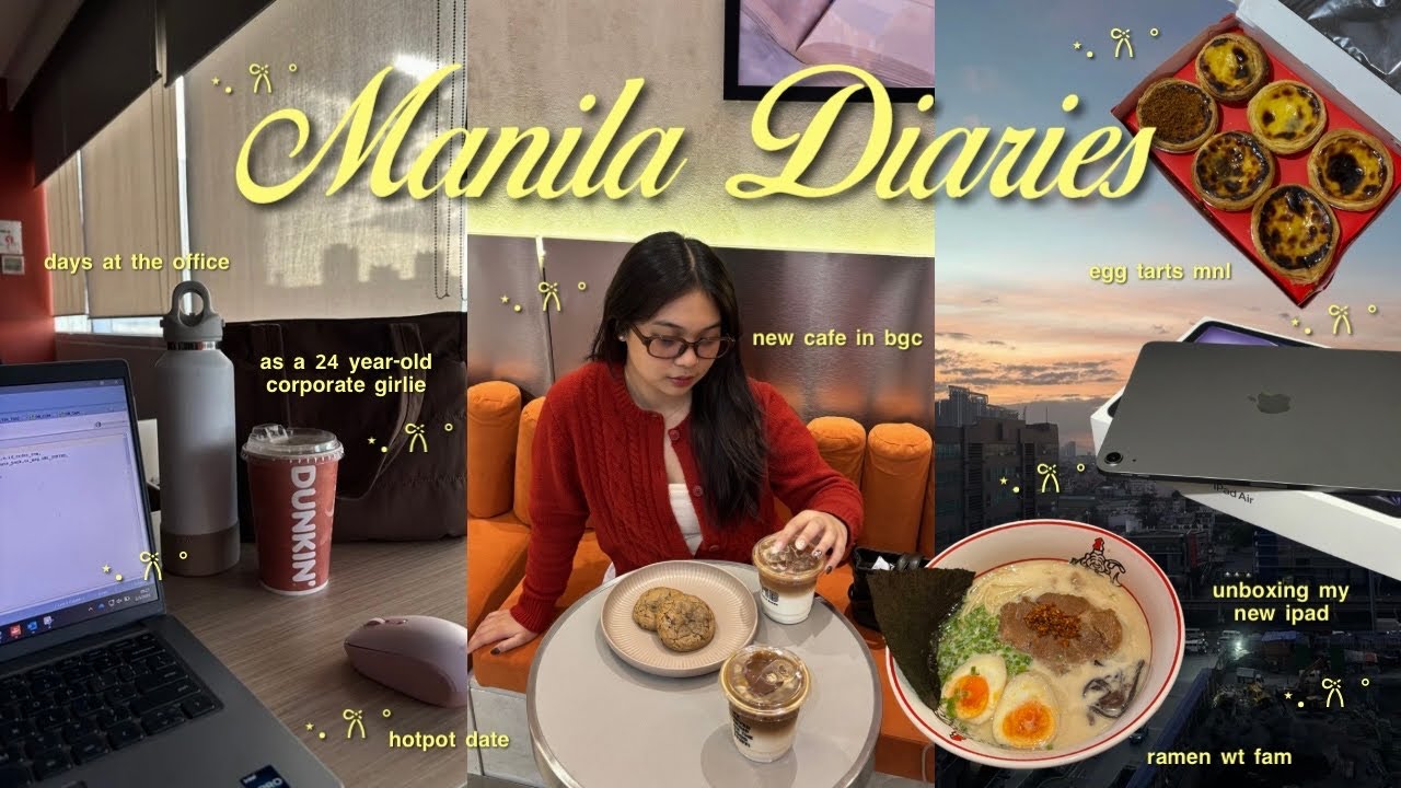 digital diaries 💌 work days as a corporate girlie, unboxing ipad air, new cafe in bgc, hotpot date 🍲