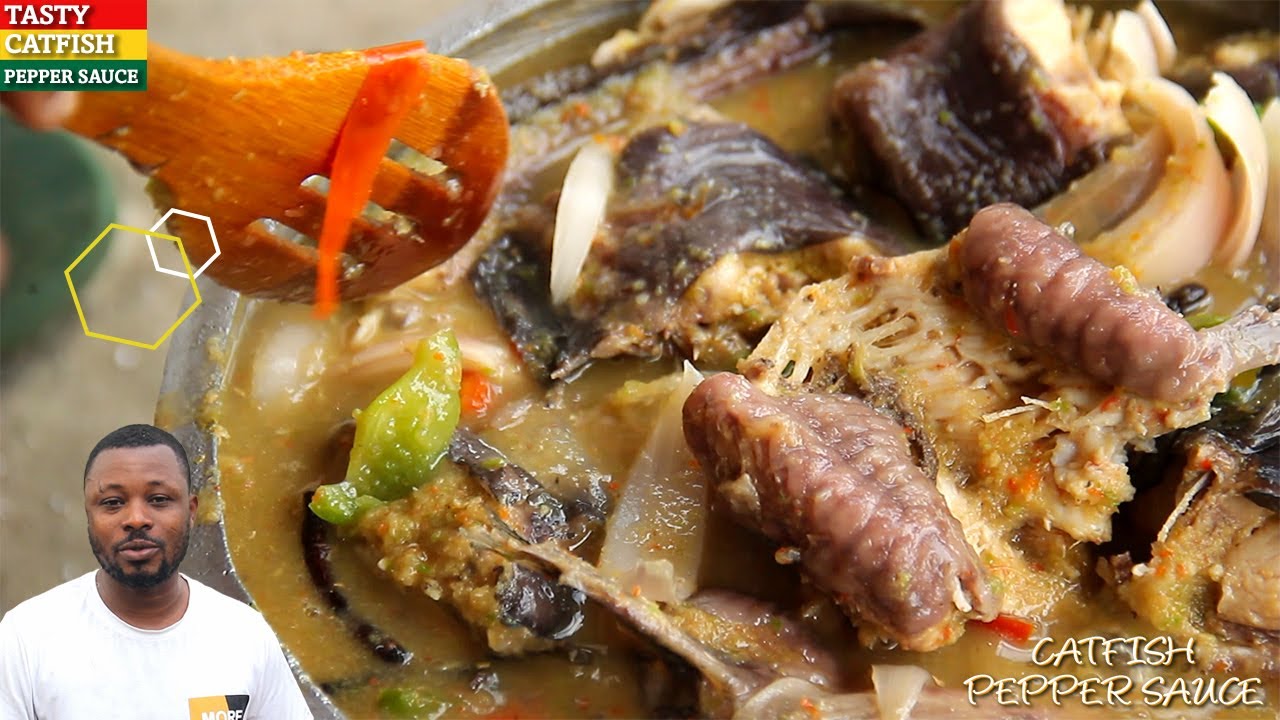 Must Try!!! Tasty CATFISH Pepper Sauce || The Best Catfish Pepper Soup Recipe