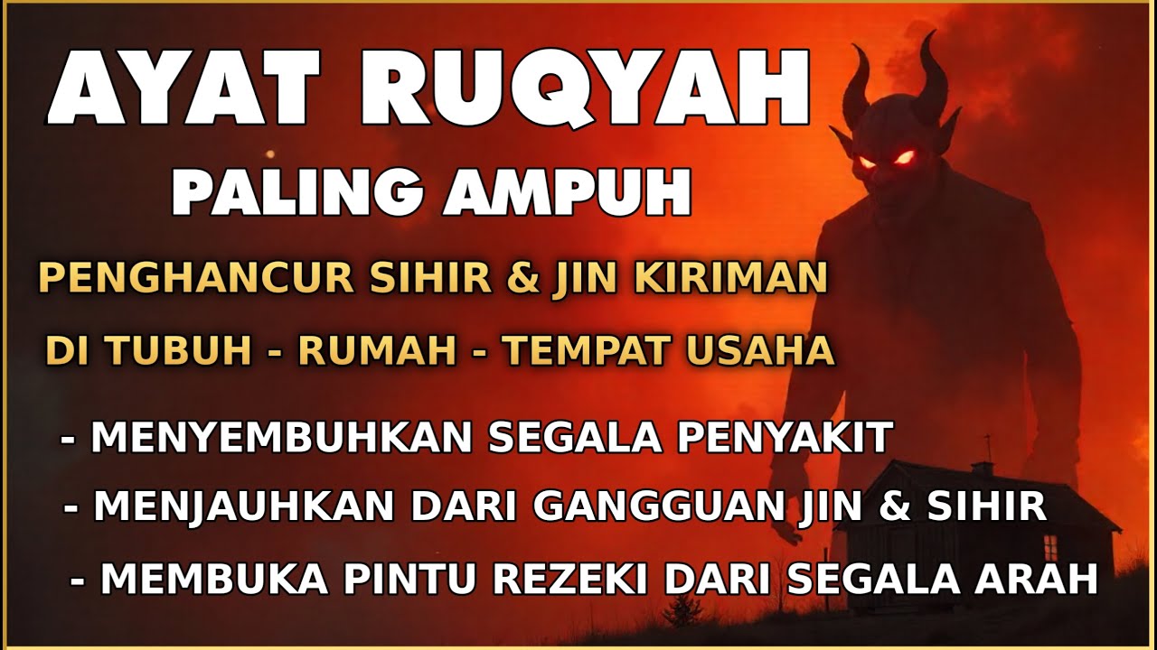 RUQYAH RUMAH PENGUSIR JIN, SETAN & SIHIR DI RUMAH & TUBUH, PENENANG HATI DAN FIKIRAN | BY ALAA AQEL