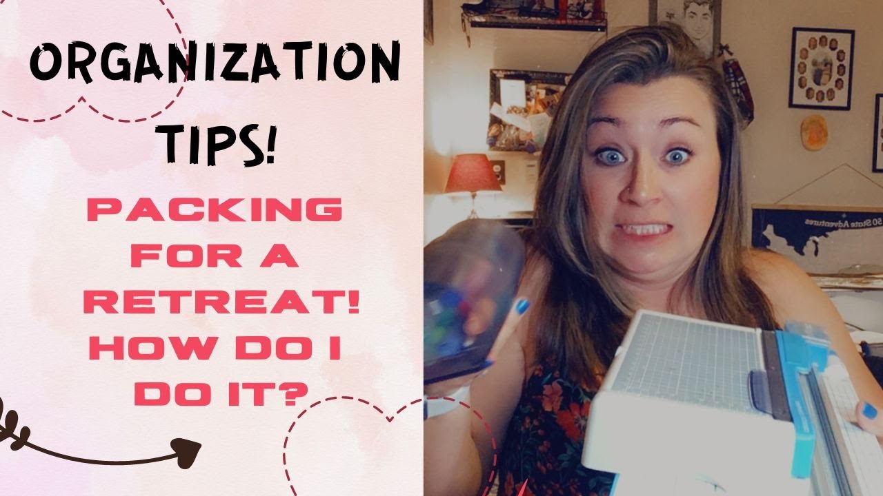 Packing for a scrapbook retreat! (In just 2 bags!!)