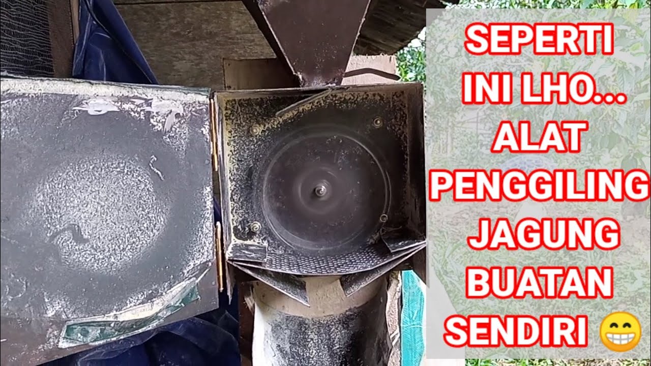 REVIEW CARA MEMBUAT ALAT MESIN PENGGILING PECAH JAGUNG | CORN GRINDER |