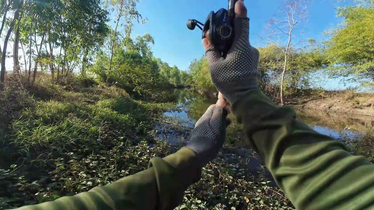 มือใหม่ตกปลา EP 141 คัน Bison x4 6 12 lb งัดได้สบาย