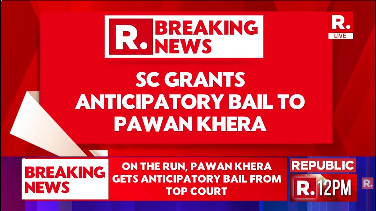 BREAKING LIVE: Supreme Court Grants Anticipatory Bail To Congress Leader Pawan Khera