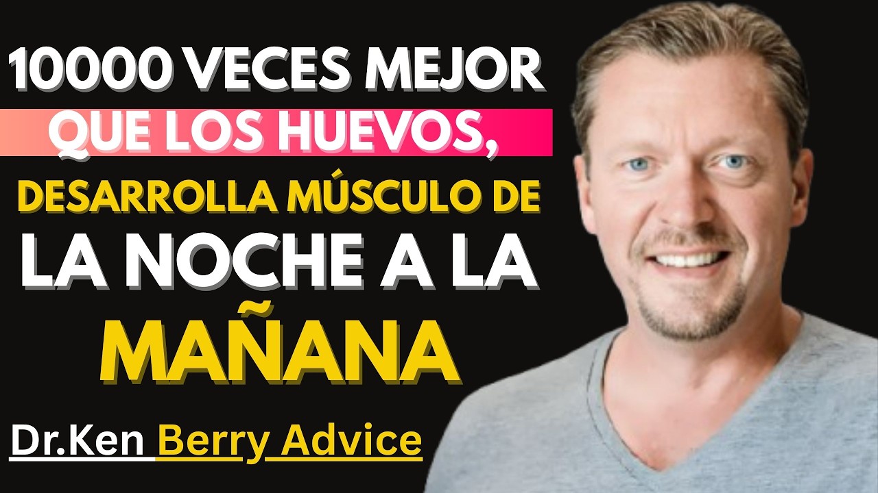 Desarrolla tus músculos después de los 75  esta proteína de fruta es 100 000 veces mejor que los hue