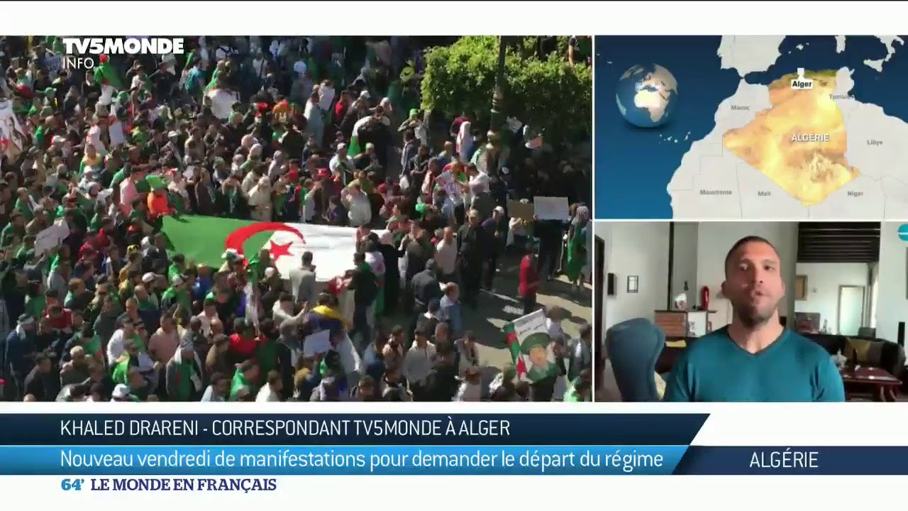 Alg&eacute;rie : 6&egrave;me vendredi de mobilisation