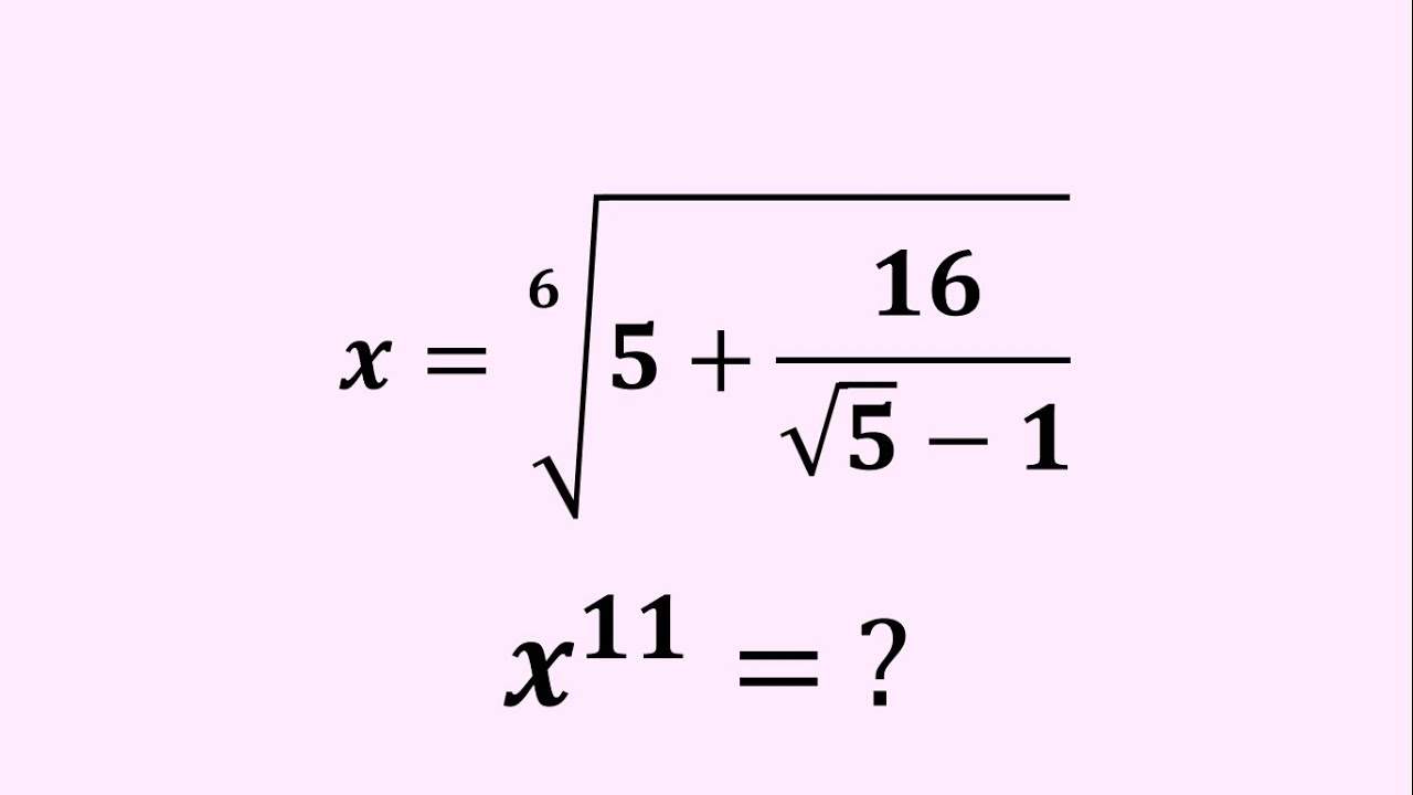 An Amazing Radical Math Problem | 95% Failed to Solve