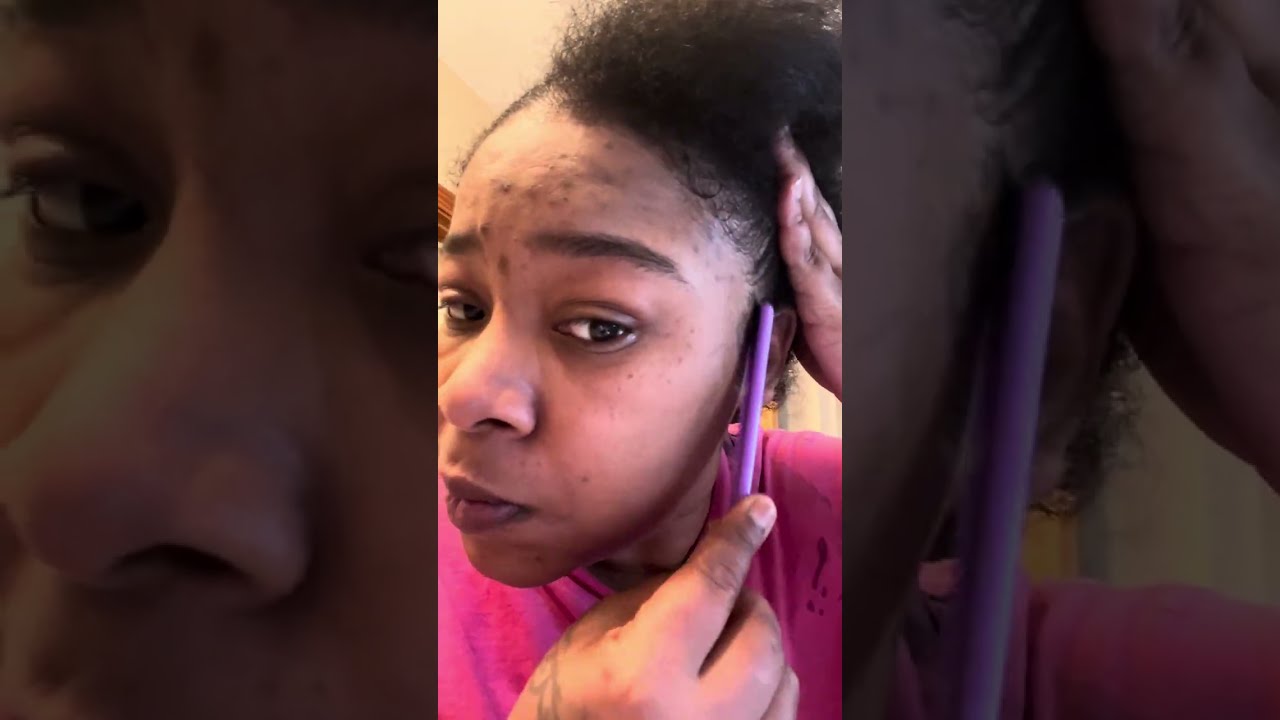 2 ponytails | quick hair style😭 #hairstyle  #hairtutorial #hairtransformation 