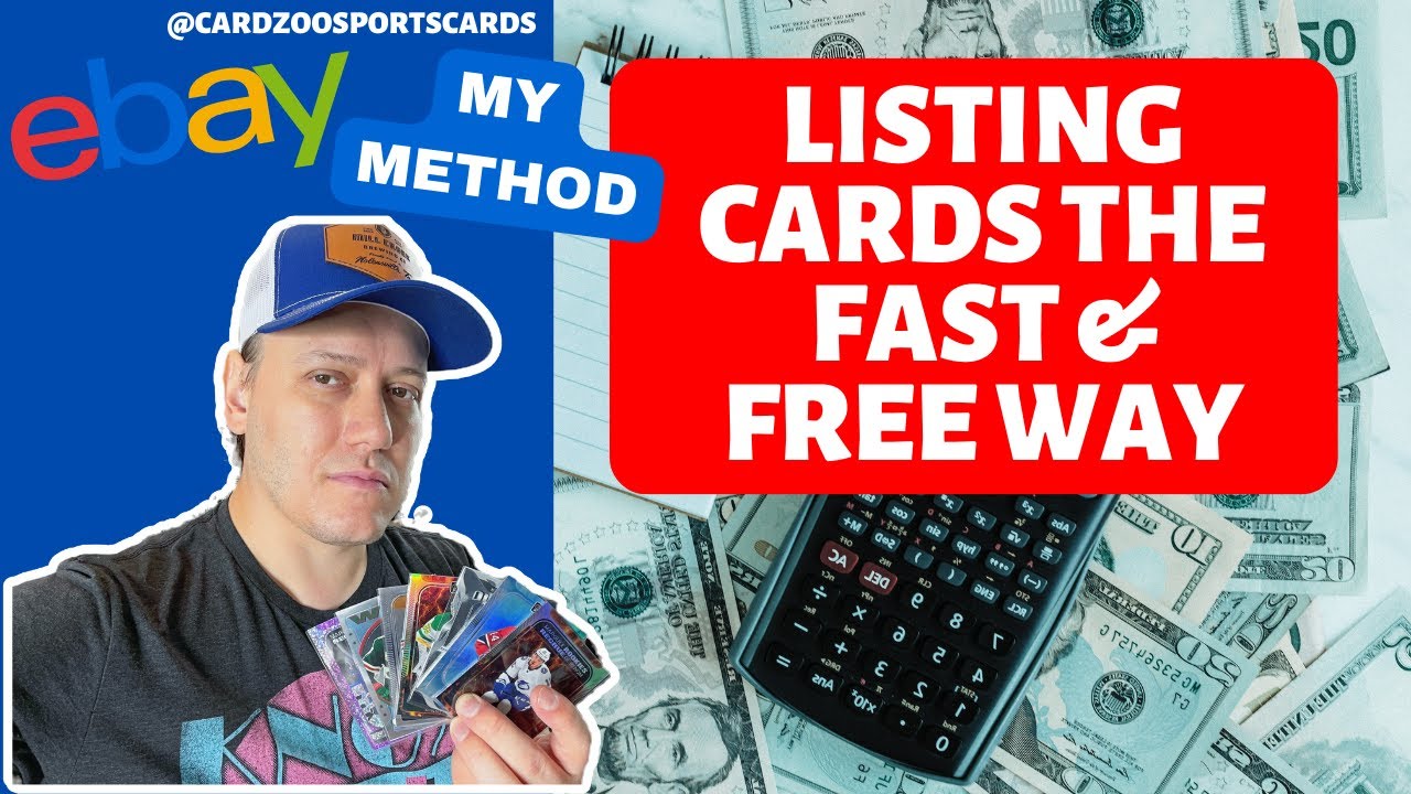 БЫСТРЫЙ способ разместить карты на eBay (вам НЕ НУЖЕН Card Dealer Pro) #sportscardcollector #spor...
