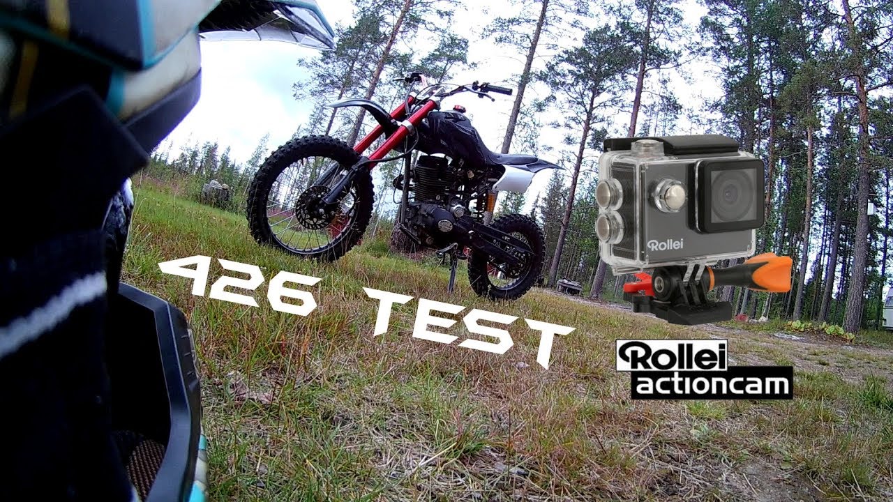 Rollei 426 Actioncam Test - Dirtbike 250cc (1080p@60)