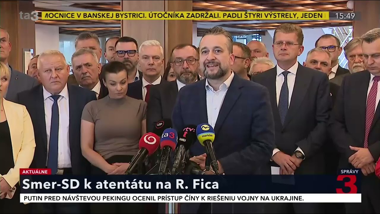 Reakcia členov vlády po streľbe na premiéra Roberta Fica