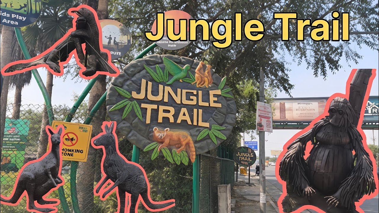 Noida's New Secret Jungle! 🌿 Jungle Trail Sector 94 Full Tour