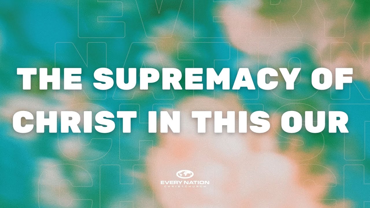 The Supremacy of Christ in this Hour - Ps Bernhard Wewege