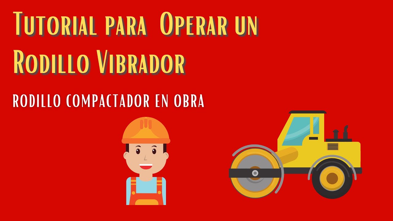Trabajo y Operacion de Rodillo Compactador en Obra Pistas y Veredas