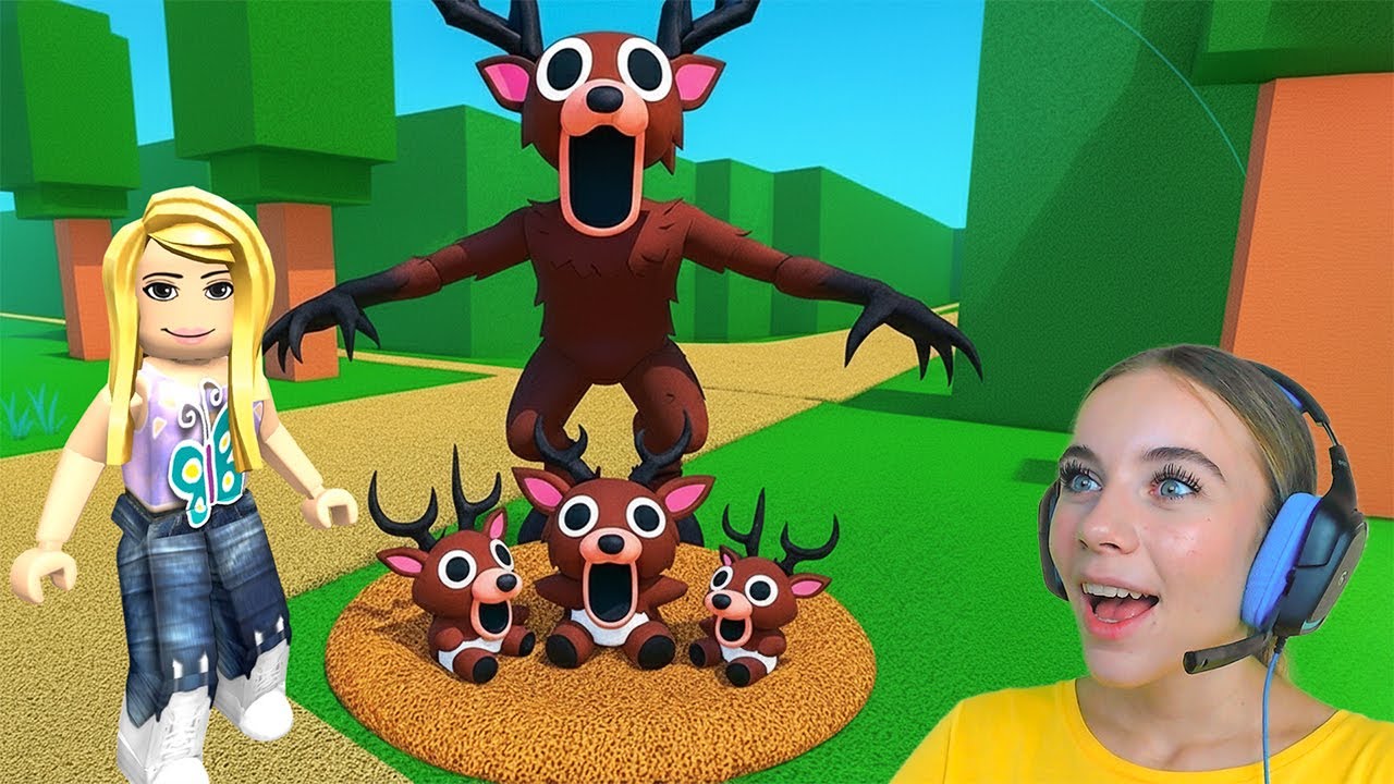 ОЛЕНЬ РОДИЛ ДЕТЕЙ ИЗ 99 ДНЕЙ ВЫЖИВАНИЯ В ЛЕСУ в ROBLOX!