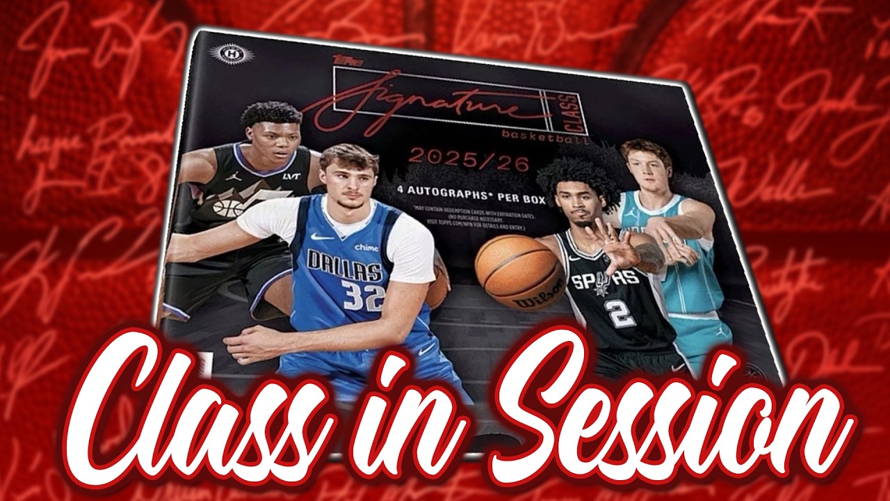 Урок начался! | Обзор большого бокса Topps Signature Class 2025-26