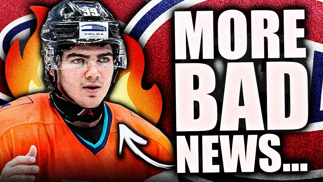 MORE BAD NEWS FOR THE MONTREAL CANADIENS&hellip; TOP PROSPECT GLEB PUGACHYOV ALREADY FACING KHL SETBACK