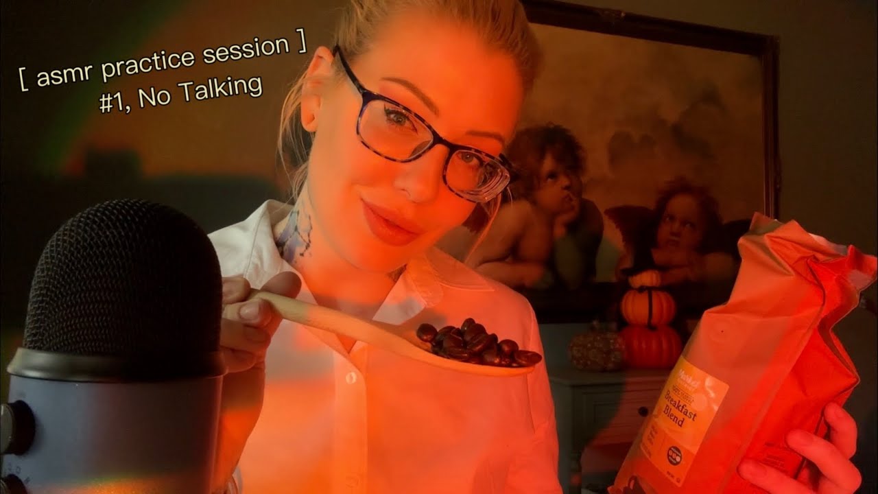 asmr practice session #1 NO TALKING