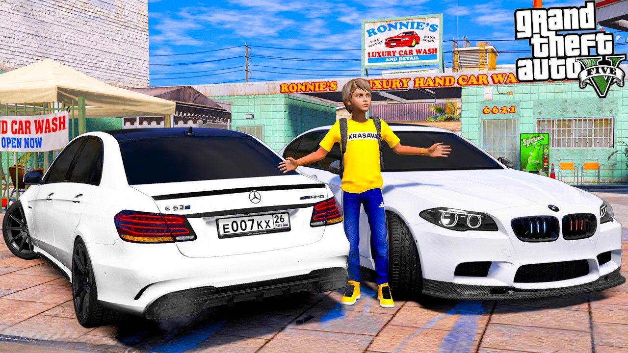 ОПЕРСКИЙ MERCEDES E63 W212 ПРОТИВ BMW M5 F10! БМВ ПРОТИВ МЕРСЕДЕСА! ОПЕРСКАЯ ЕЗДА В GTA 5 🌊ВОТЕР