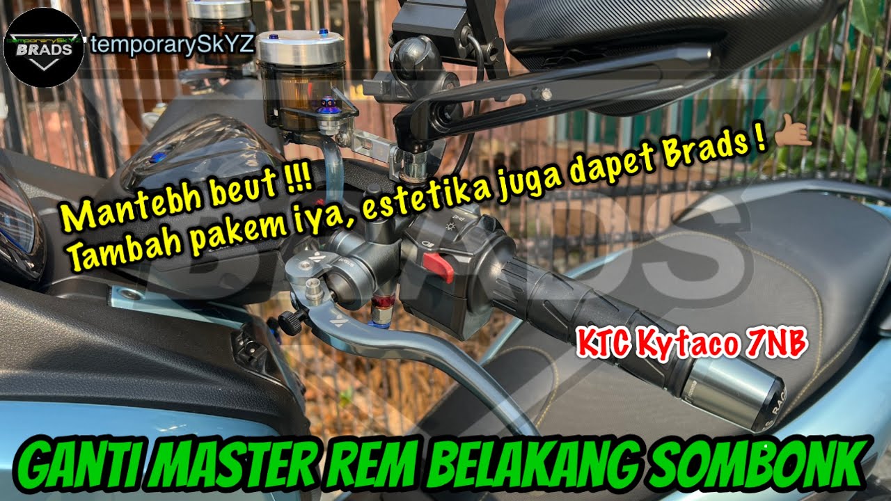 Ganti master rem kiri/belakang KTC KYTACO 7NB. Pakem!__Project iseng-iseng - All New NMAX 2020 #97