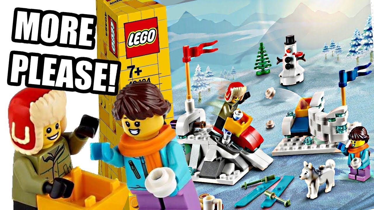 LEGO Winter 2020 Snowball Fight set! YES, more vignettes! 😍😍😍