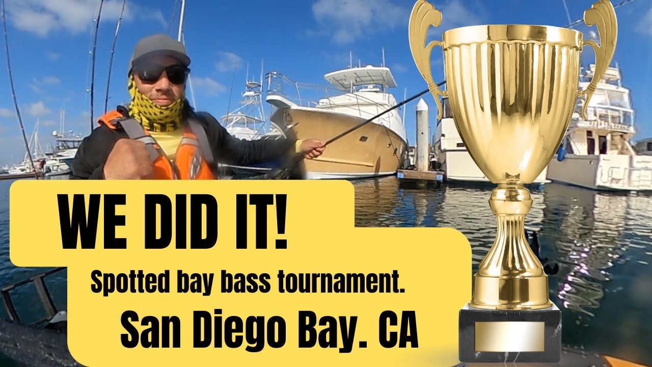 Spotted bay bass fishing tournament San Diego bay.