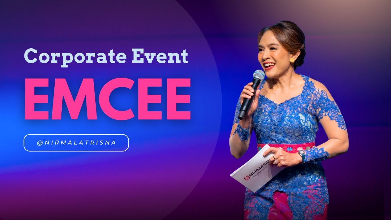 MC for Appreciation Dinner - Asia Pacific event - Nirmala Trisna