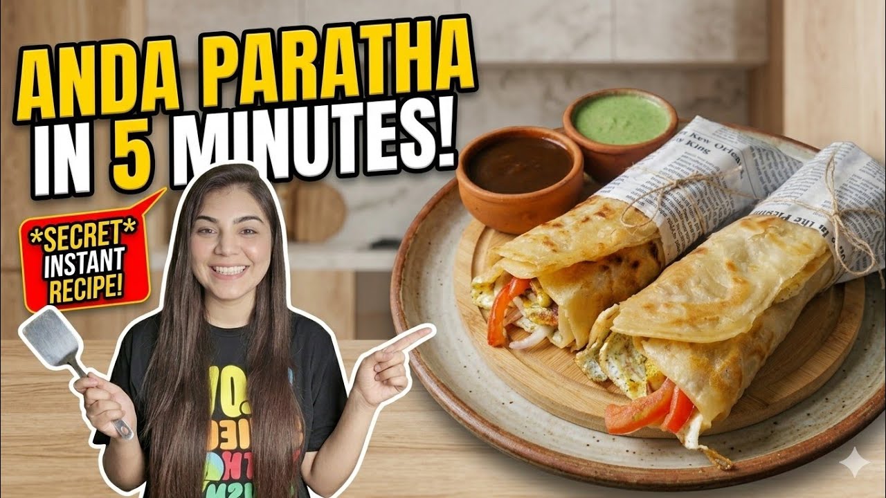 Anda Paratha Wrap Recipe By @foodstationbyiqra