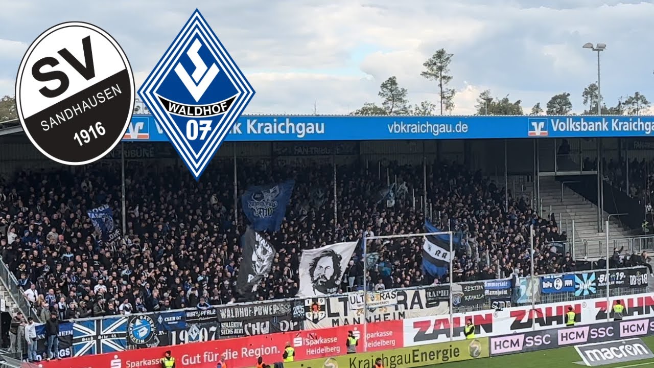 Mannheim Auswärts in Sandhausen! SV Sandhausen vs SV Waldhof Mannheim Groundhopping 05.10.24