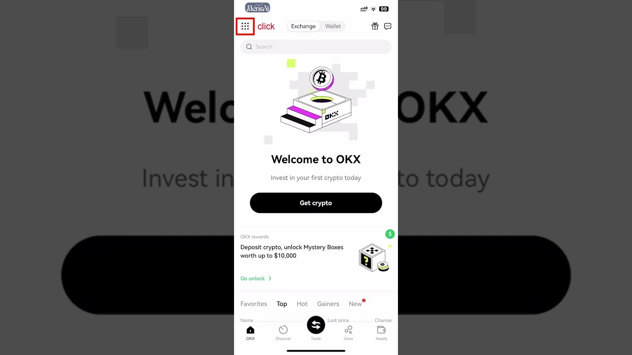 OKX Security Settings mobile