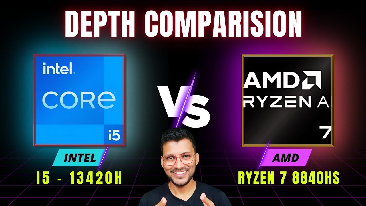Intel Core i5 13-го поколения против AMD Ryzen 7 8840HS — подробное сравнение 🔥🔥 i5 13420H против...