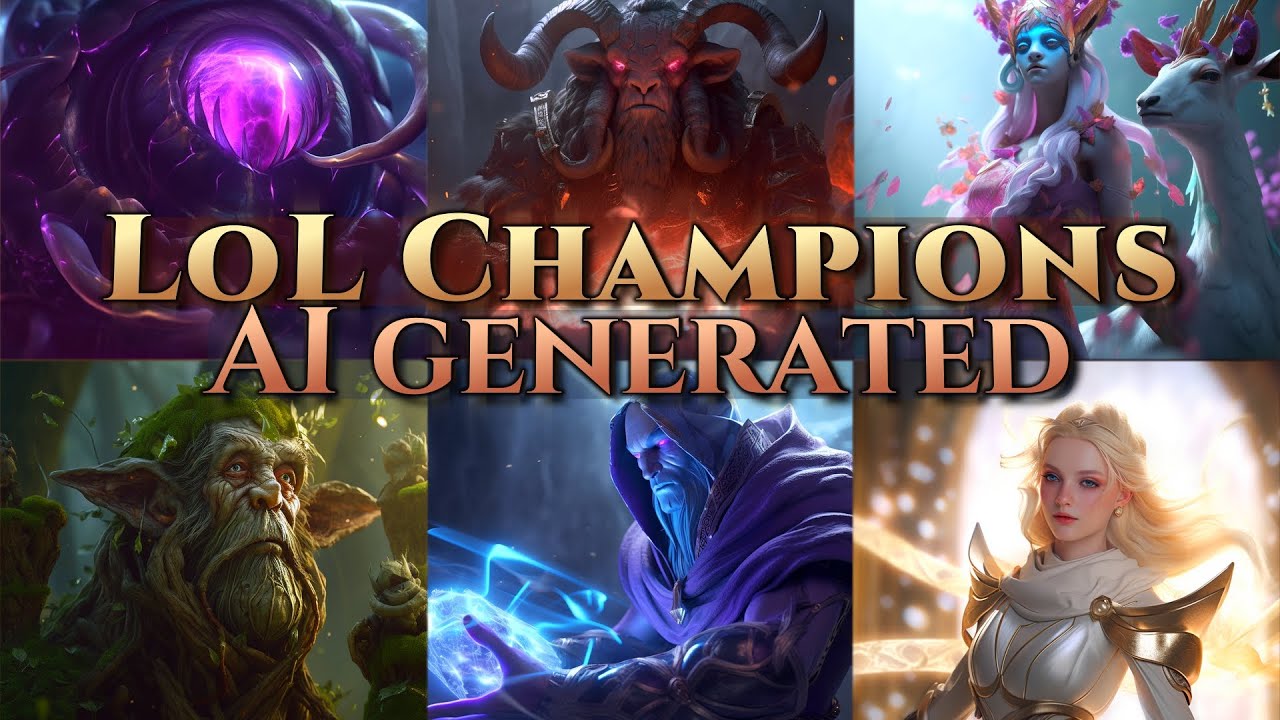 Every League of Legends champion but they're AI generated