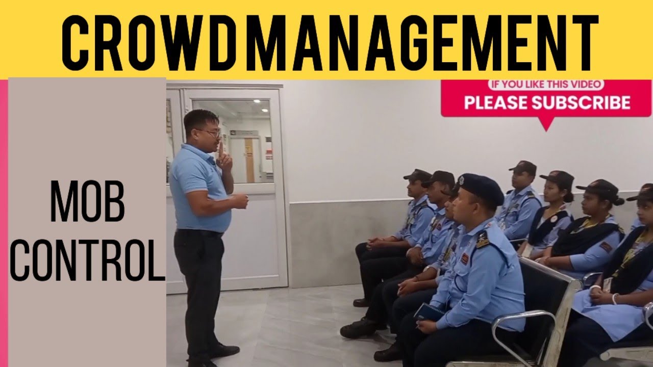 Crowd Management II MOB Control II Hospital Security Guards II @Saratsingha2024
