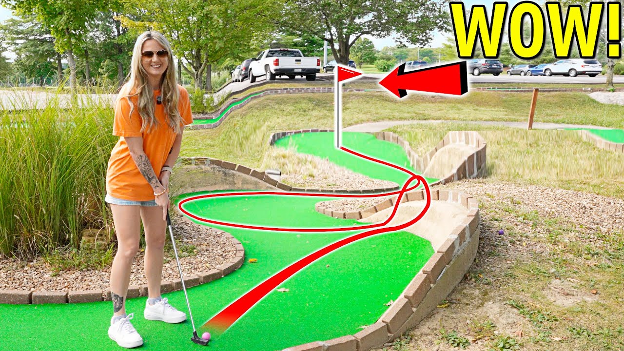 We Might Have Found the BEST Driving Range Mini Golf Course!