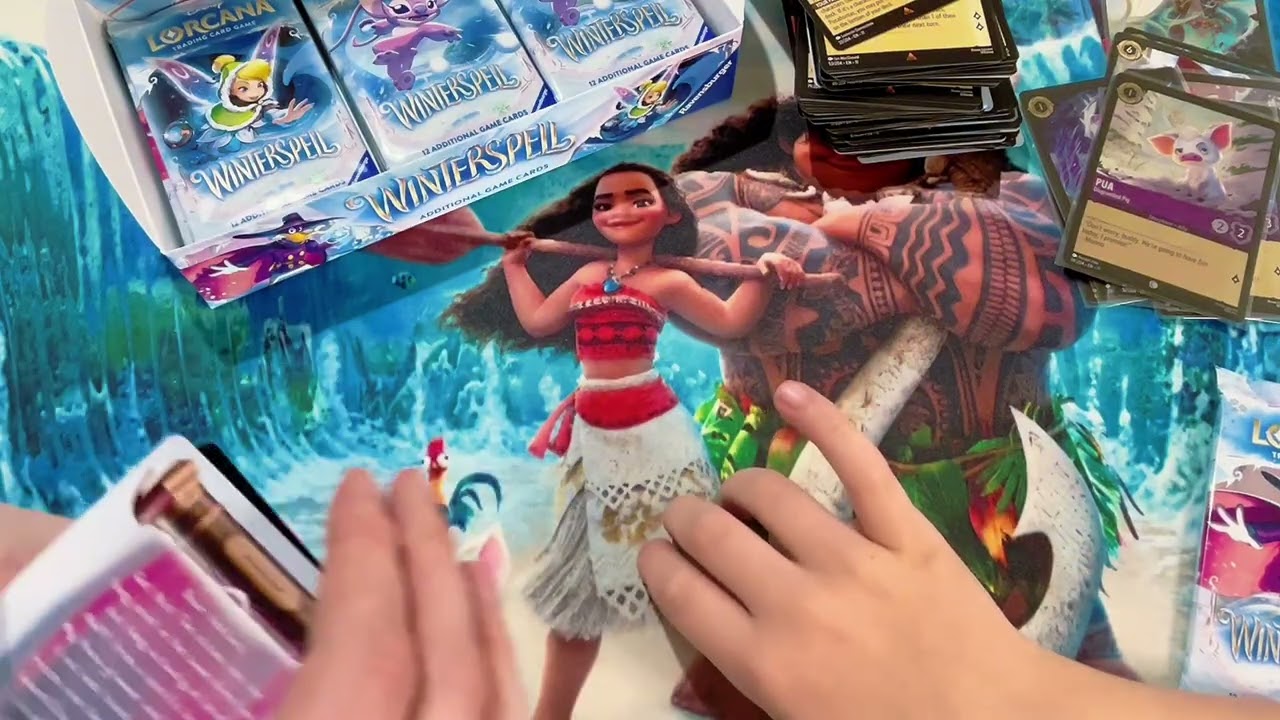 ‼️Lorcana WINTERSPELL Booster Box❄️ #lorcana #winterspell #boosterbox #disney 