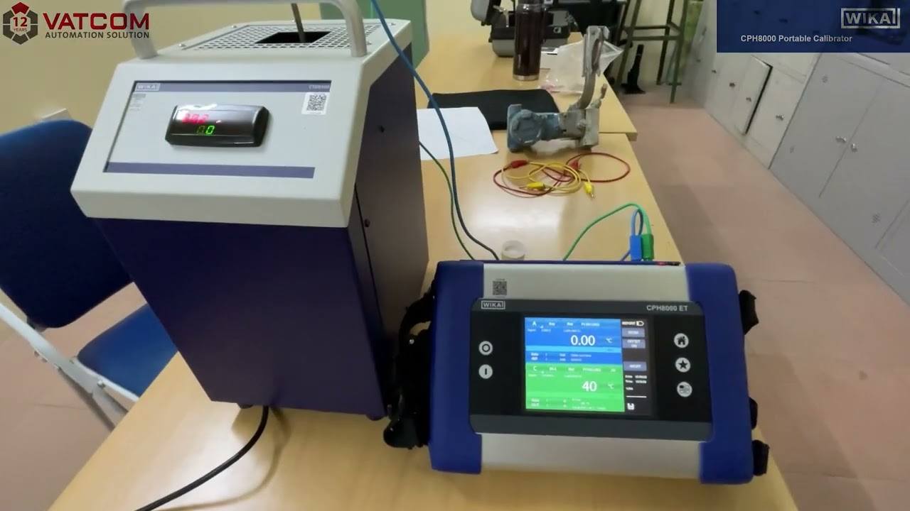Hướng dẫn sử dụng thiết bị hiệu chuẩn nhiệt độ cầm tay CTD9100 Cool - WIKA