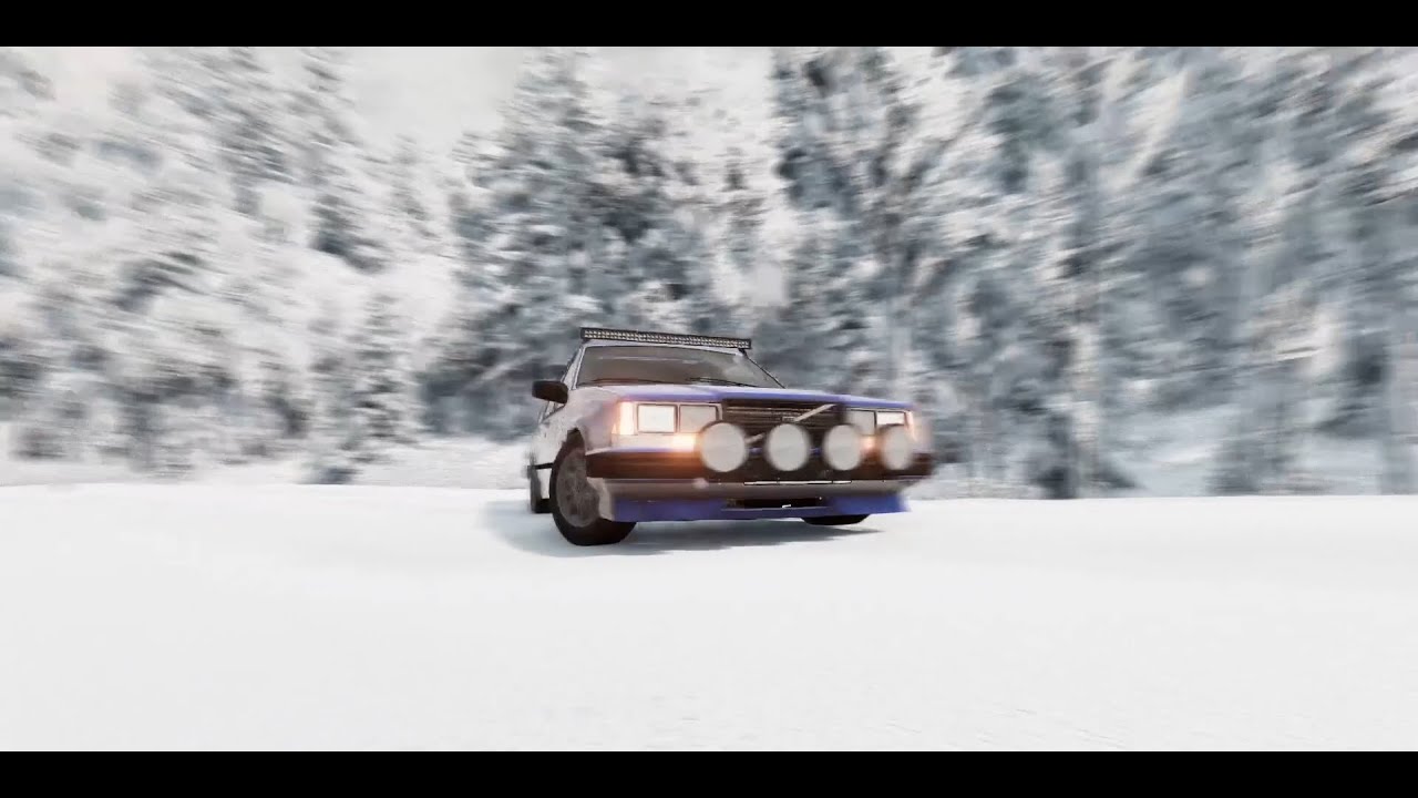 Volvo Winter Drift Beamng drive