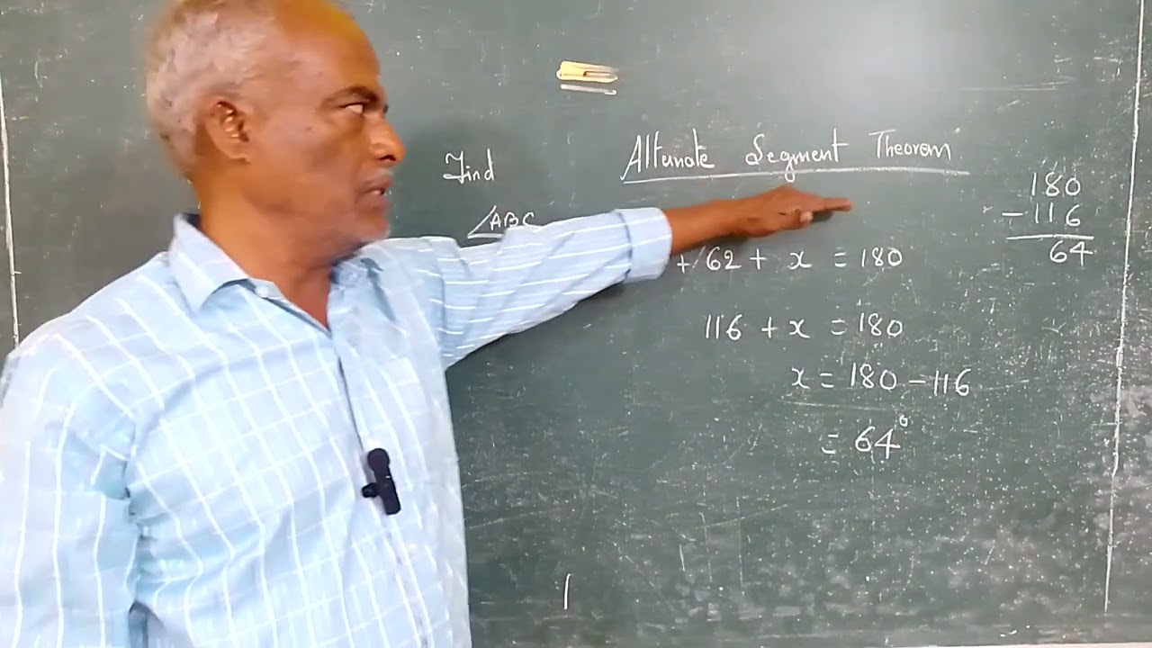 Problem based on "Alternate Segment Theorem" - Class 10 Maths