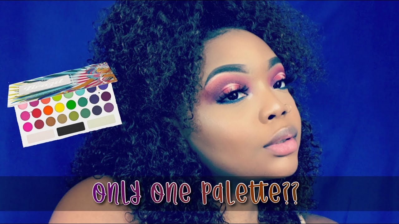 ONLY ONE PALETTE?? | Colorful Halo Eye ft BH Take Me Back To Brazil Palette | Made Up by Kirsten