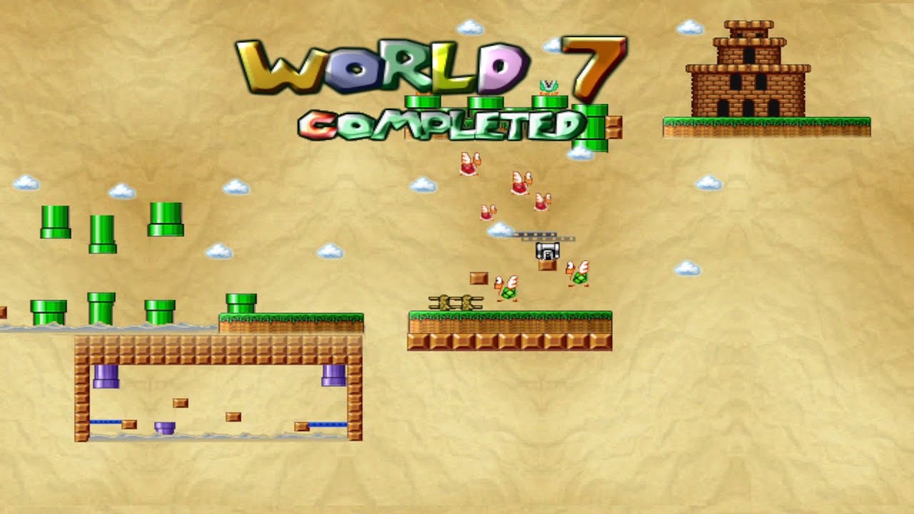 Mario Forever 2014 v4.3 - World 7 Playthrough