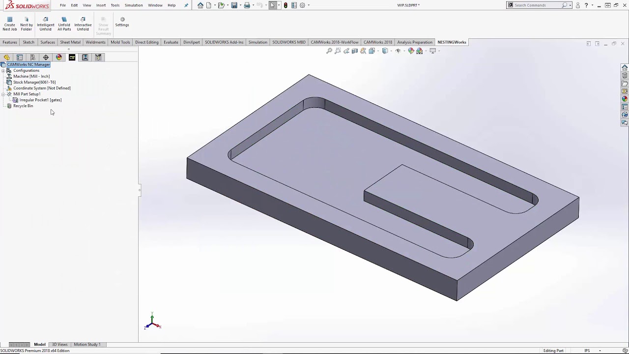 SOLIDWORKS CAM AND CAMWORKS - WIP