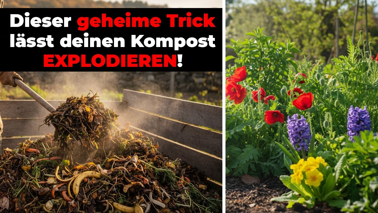 Der vergessene Komposttrick – So wird dein Kompost doppelt so schnell fertig! 🔥