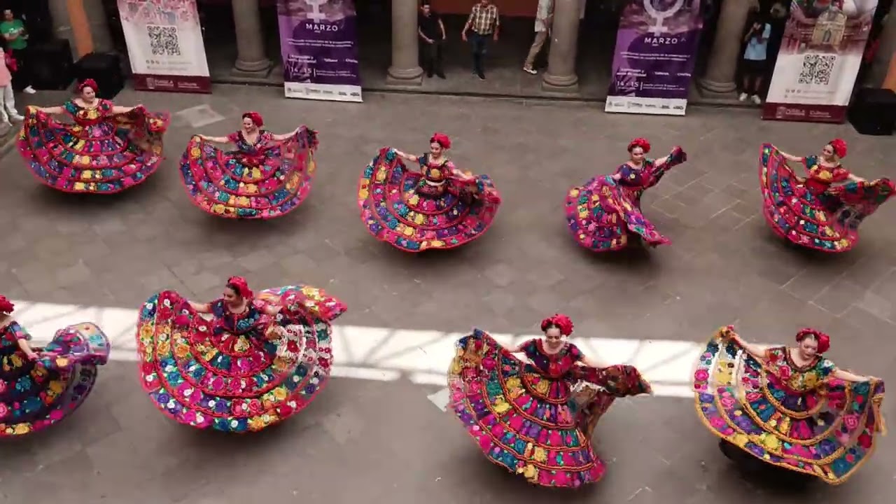 Ballet Folklorico Calpulli Presente en Casa de Cultura Puebla 