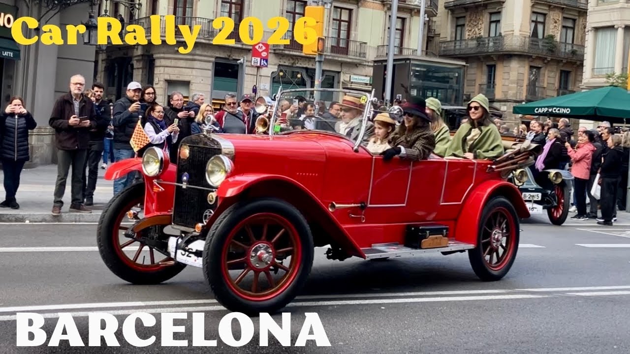 68th Rally Internacional de Coches de Época Barcelona–Sitges 2026 | Classic Cars Parade