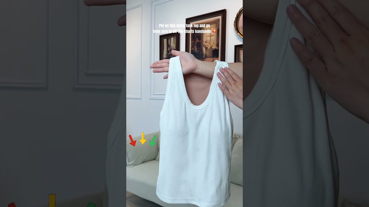✌️The power of a white tank top! A simple piece that shows off your Do you have one? #TankTopStyle