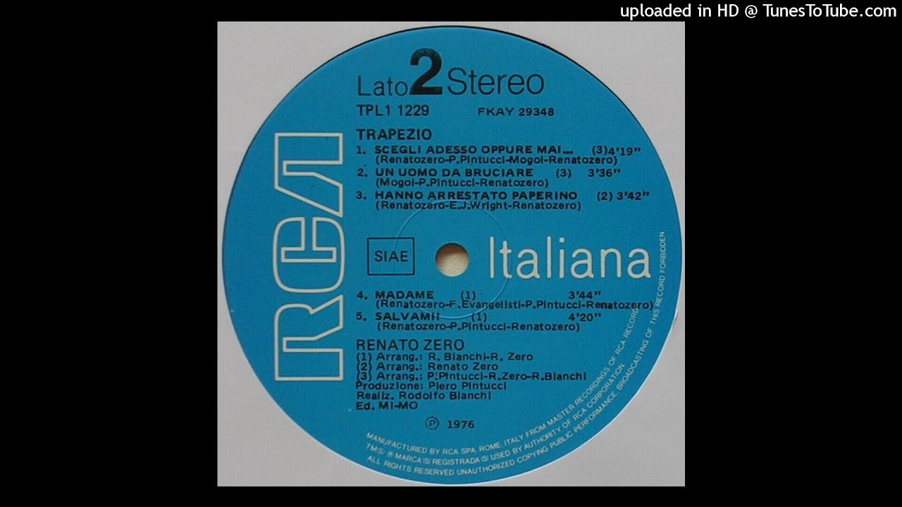 Renato Zero - Madame