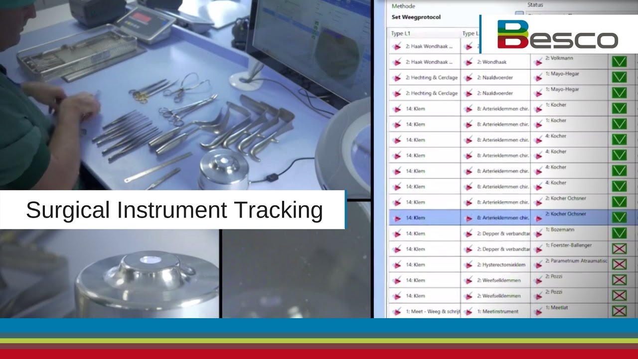 Surgical instrument tracking tool 'SteMaTo' for your Sterile Processing Department (SPD) | Besco