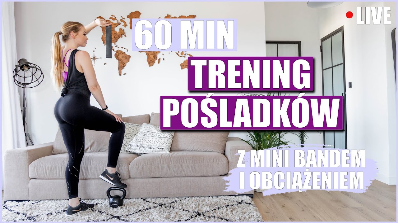 60 MINUTOWY TRENING POŚLADK&Oacute;W Z MINI BANDEM I OBCIĄŻENIEM🔥