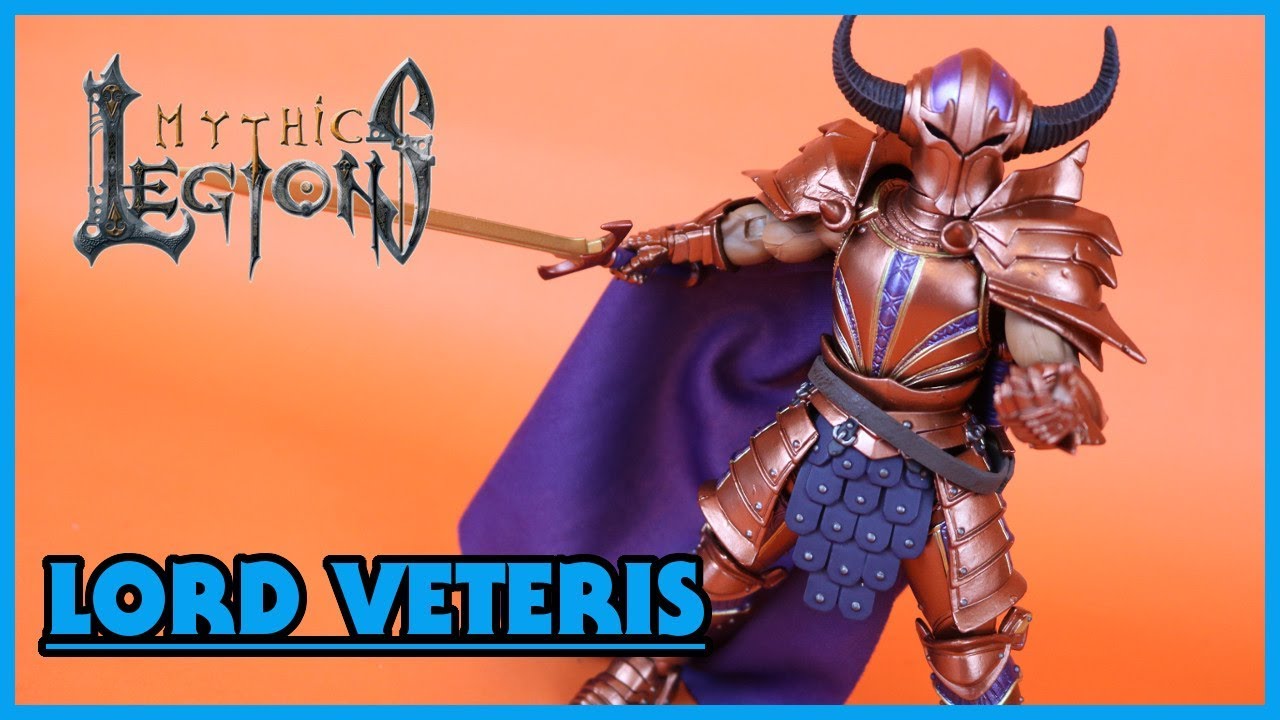 Four Horsemen Mythic Legions Soul Spiller LORD VETERIS Action Figure Toy Review