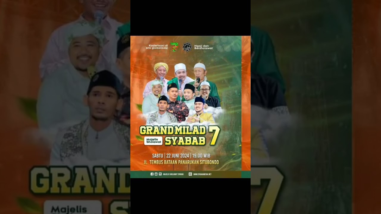 sukseskan MILAD SYABAB KE 7 TAHUN