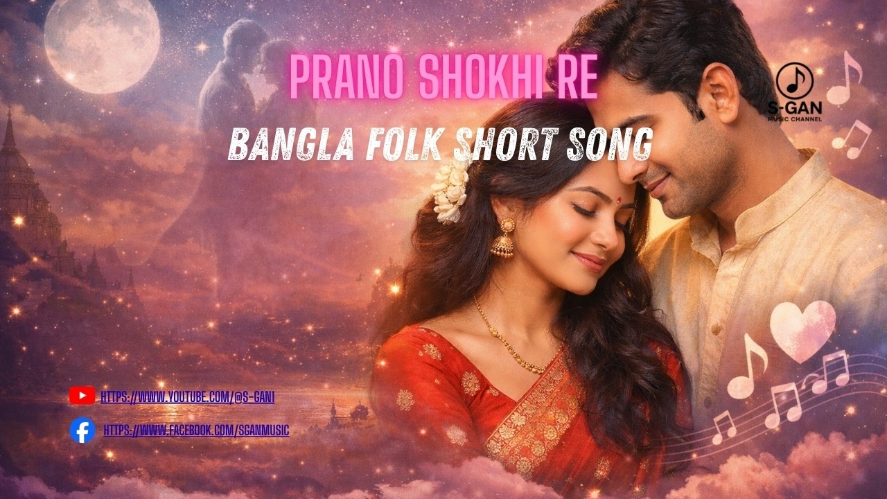 Prano Shokhi Re || Bengali Folk Short Song ||  S Gan Official || 2026